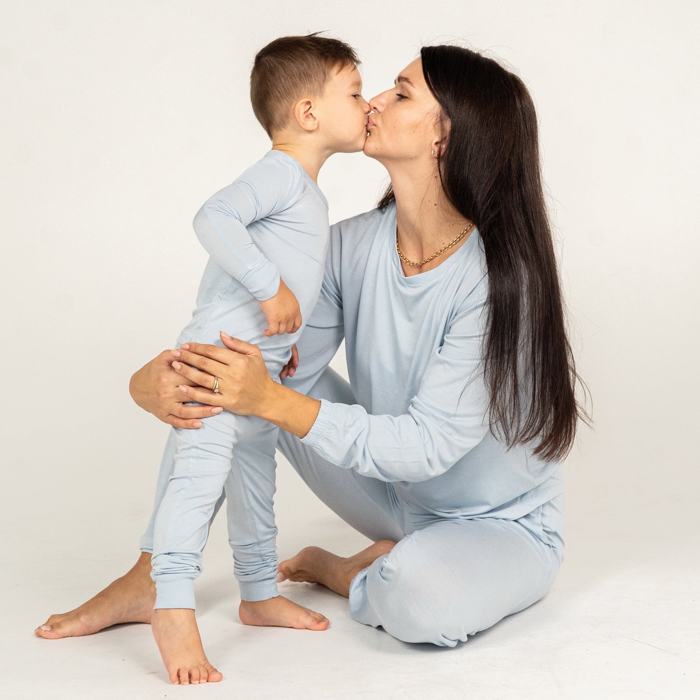 bamboo long sleeve pajama set magic cloud
