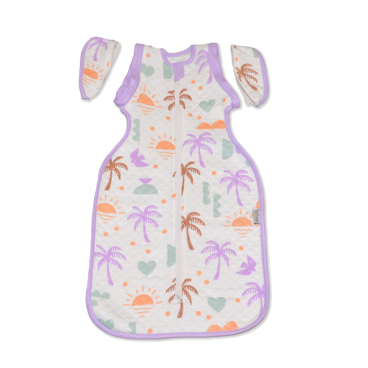 Bamboo Newborn Cocoon Sack 1 TOG (Boho Surf Print)