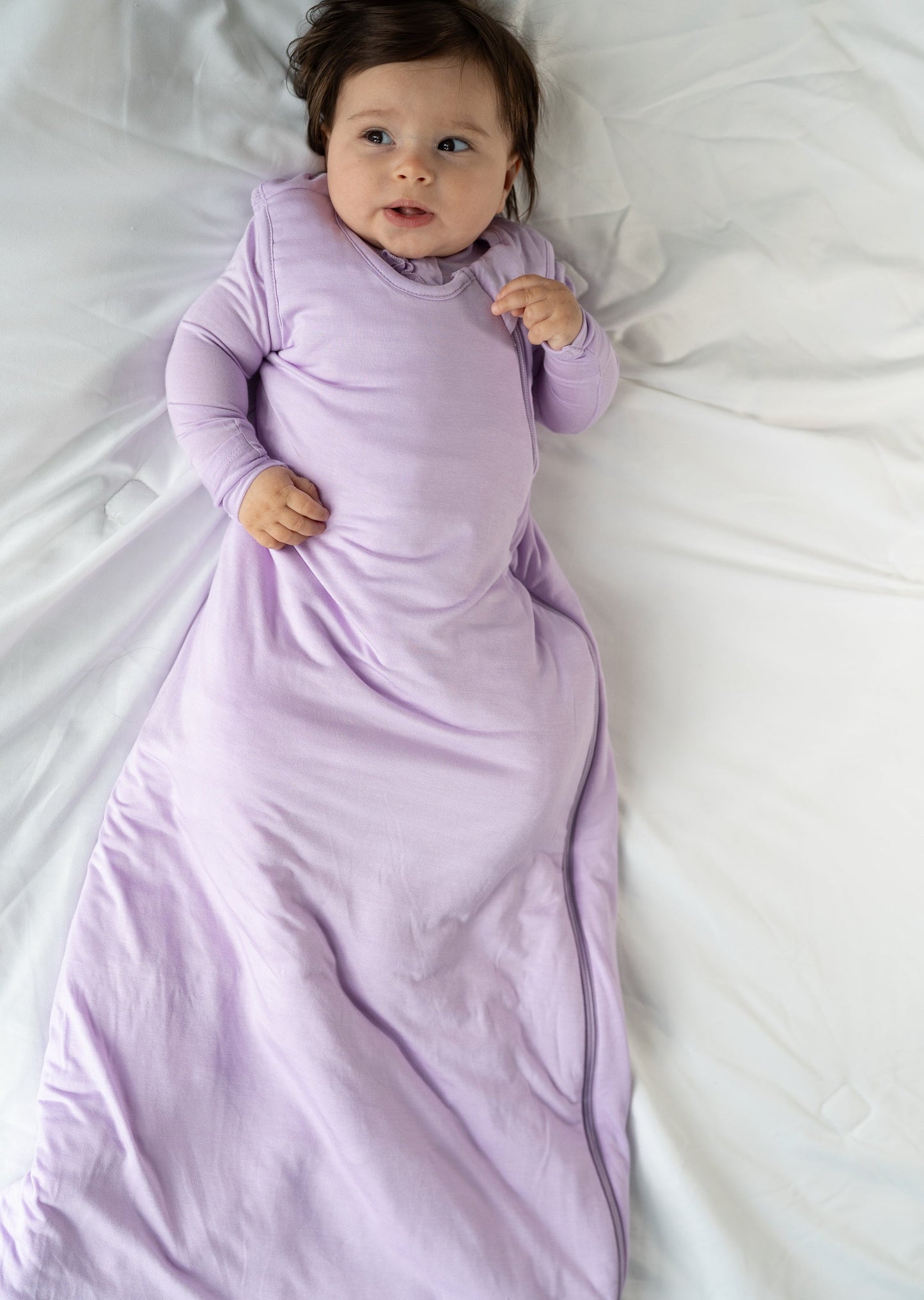 bamboo sleep sack lavender bloom