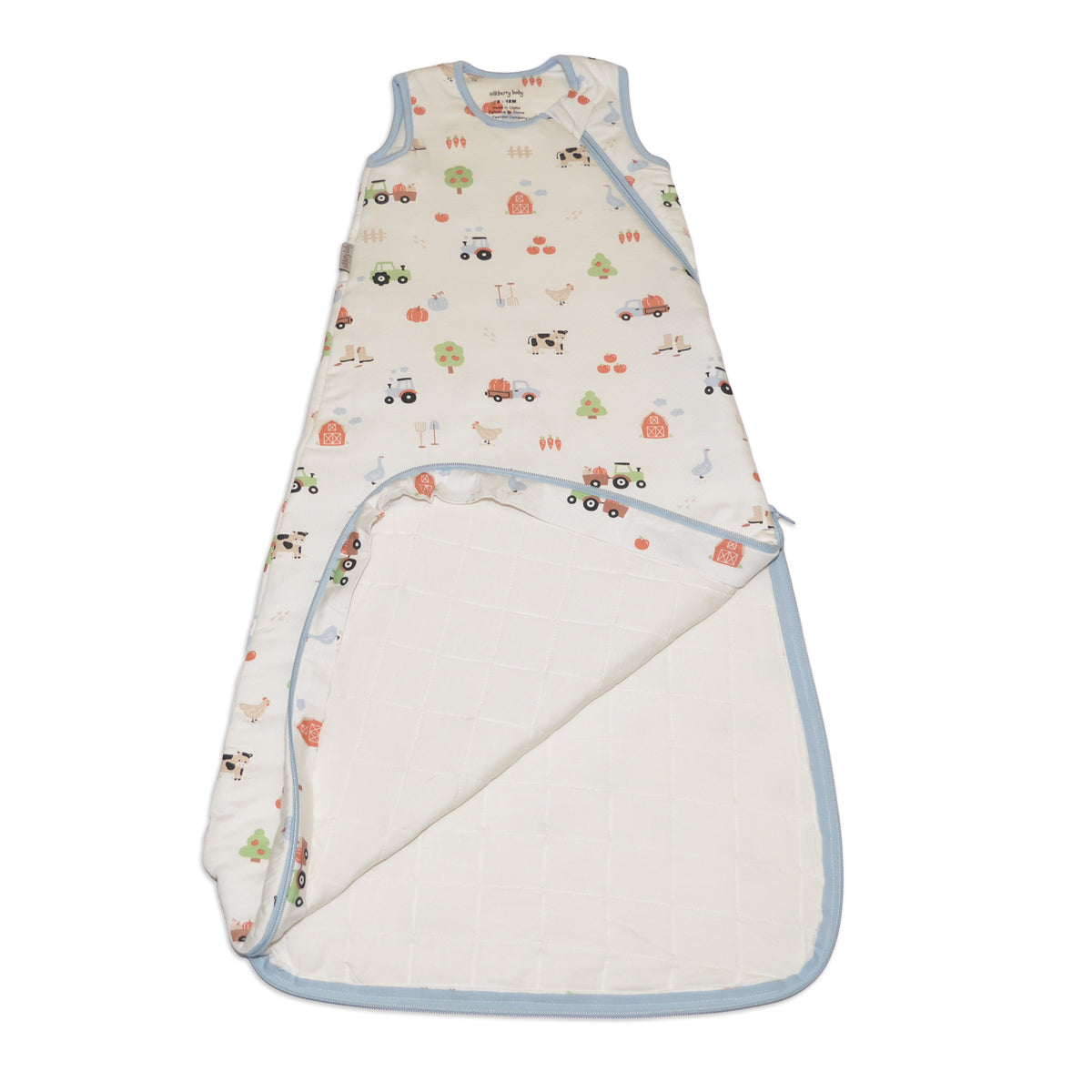 bamboo sleep sack 2.5 tog pumpkin farm print