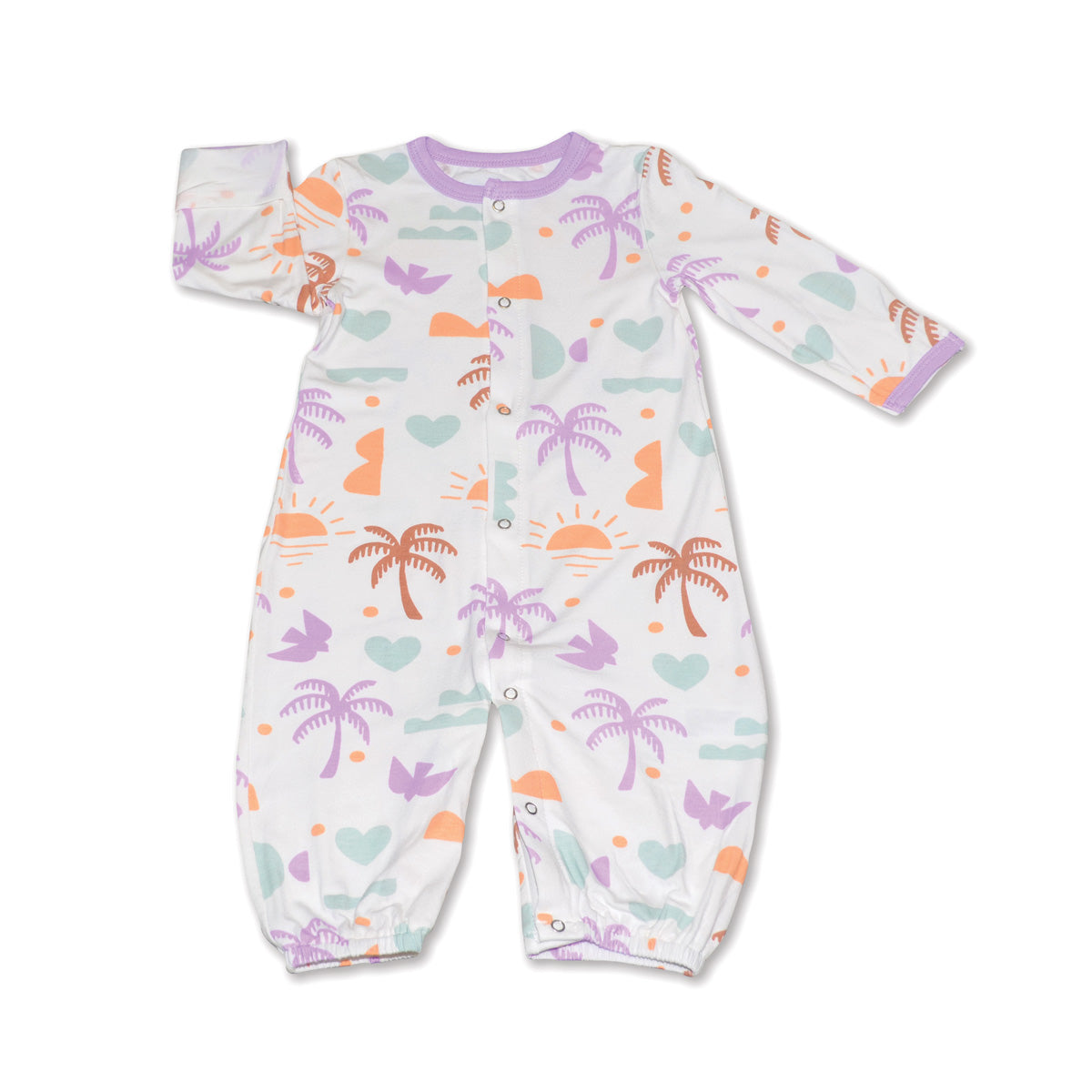 bamboo converter gown boho surf print