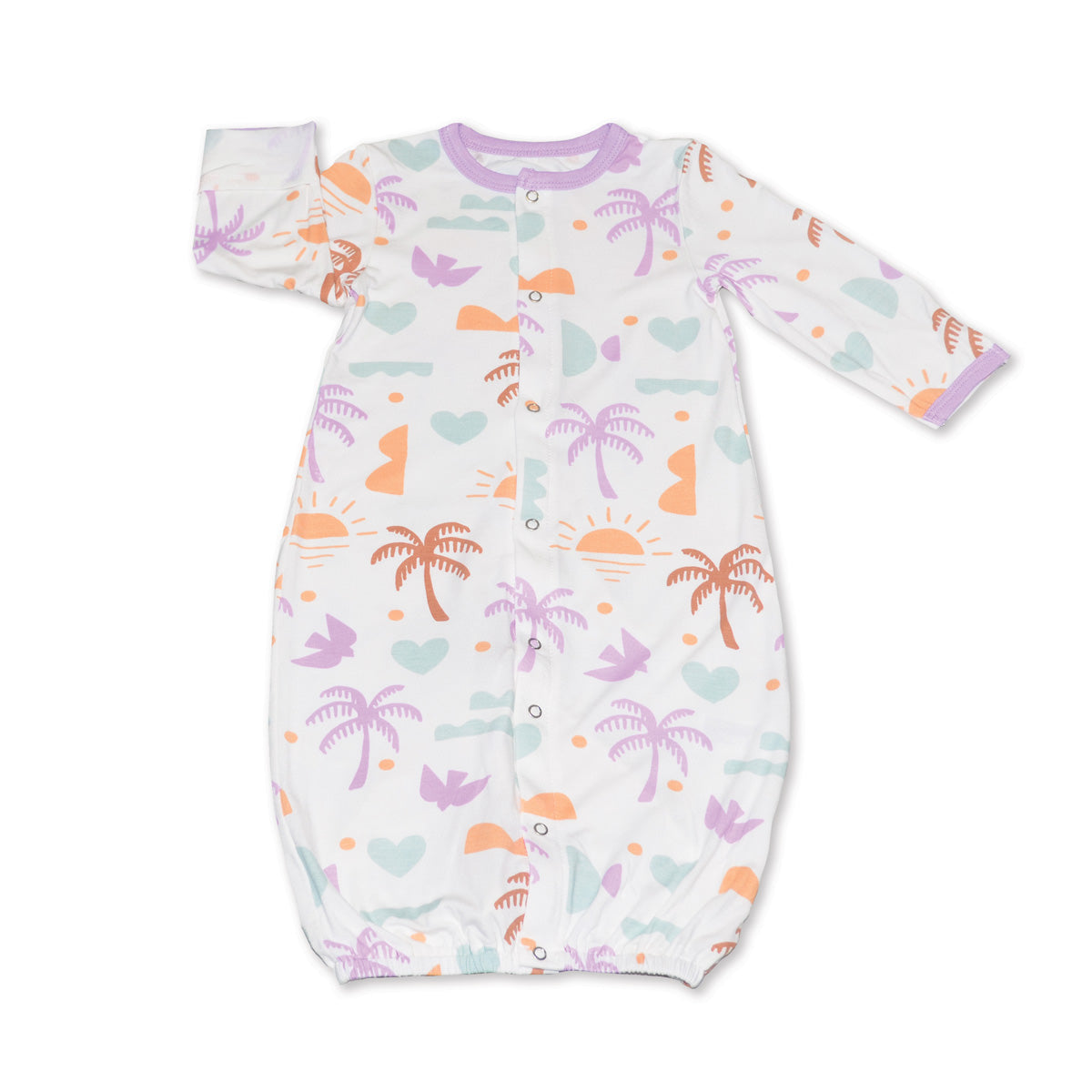 bamboo converter gown boho surf print