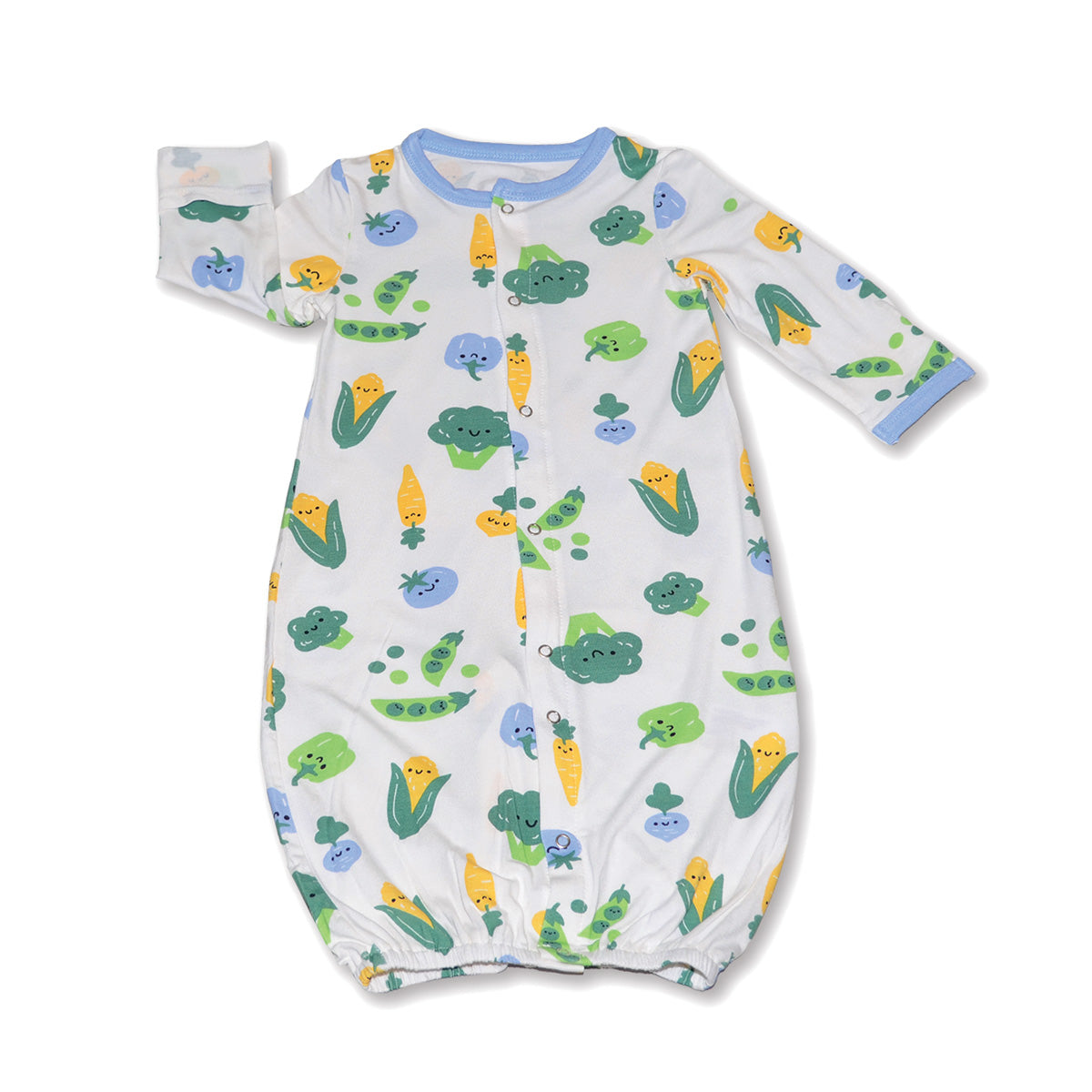 bamboo converter gown farmers market print