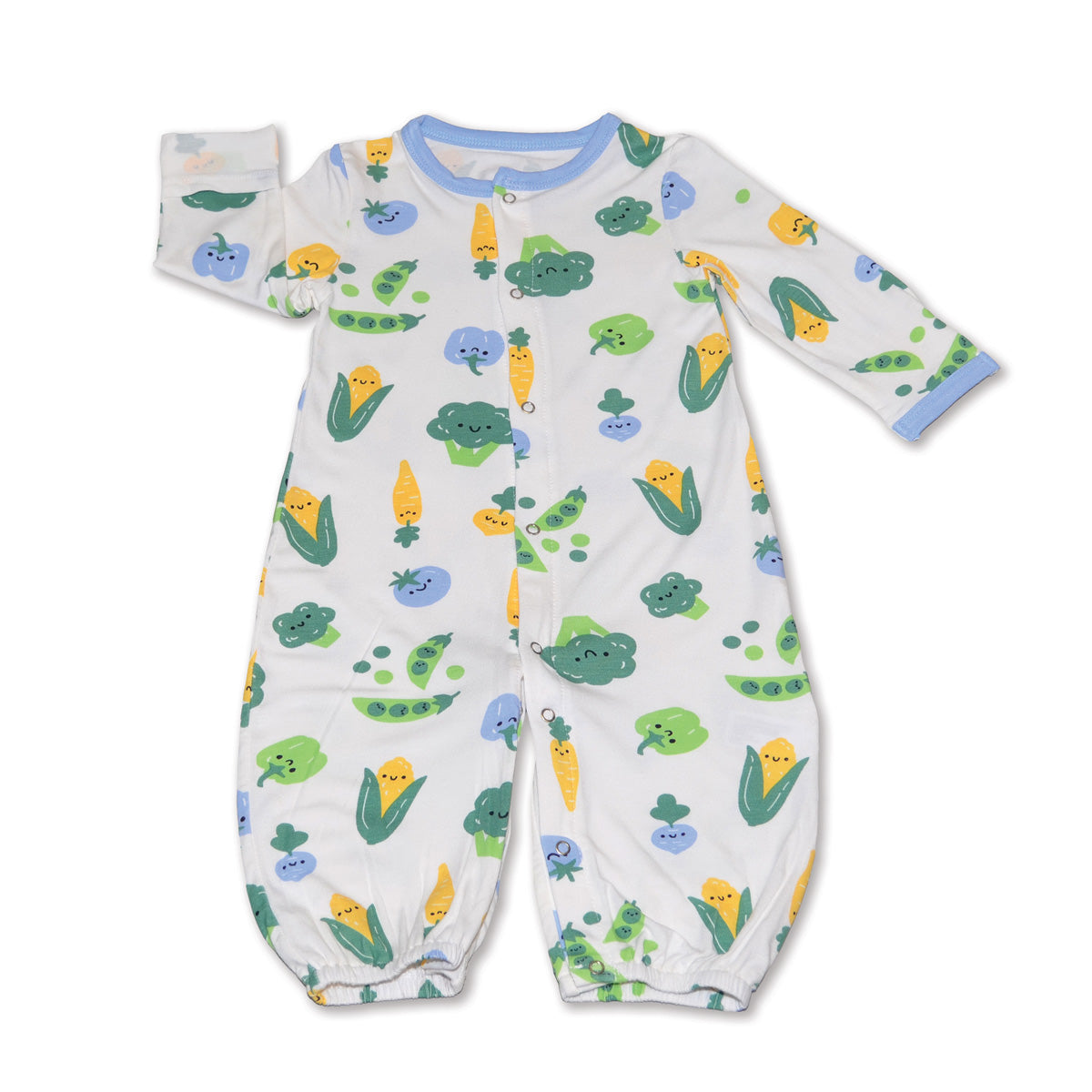 bamboo converter gown farmers market print