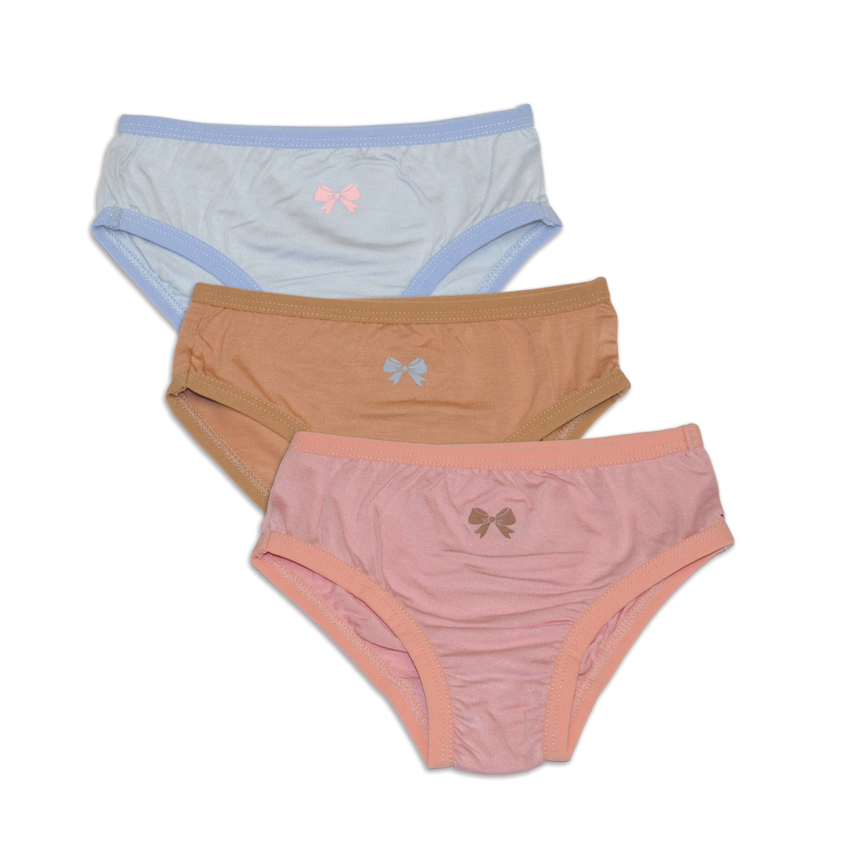 bamboo girls bikini underwear coral blush toast magic cloud