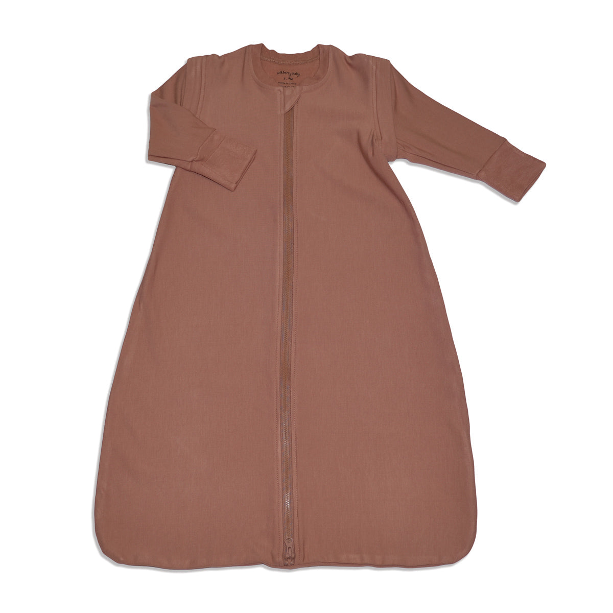 bamboo fleece sleep sack chocolate