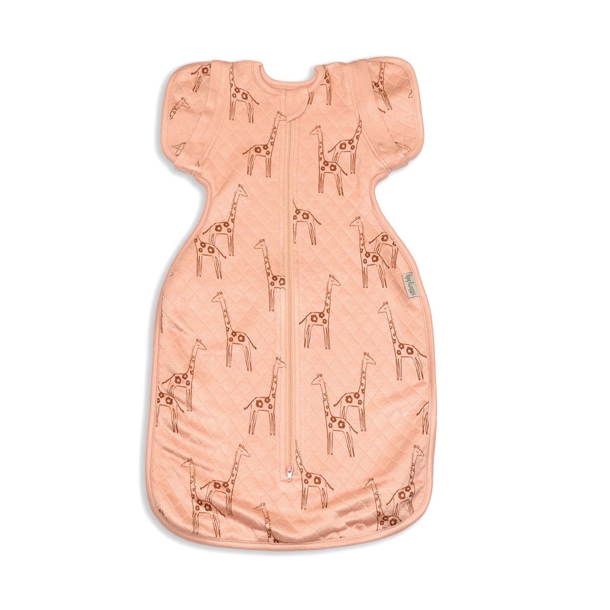 bamboo newborn cocoon sack daisy giraffe print