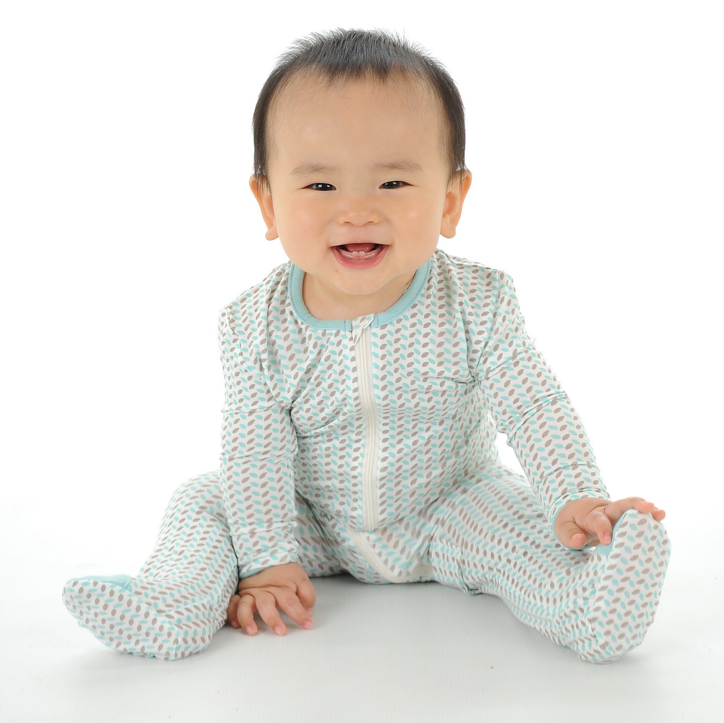 Bamboo Printed Footed Sleeper Marina