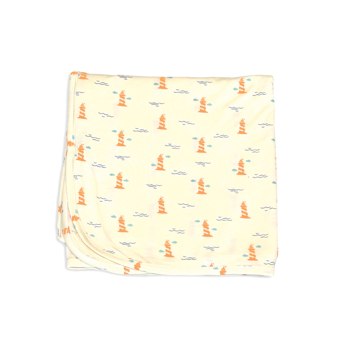 Bamboo Swaddle Blanket (Lighthouse Print)
