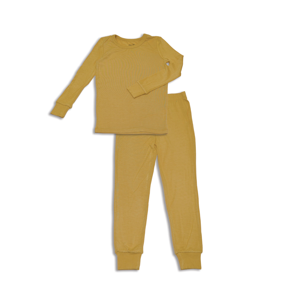 bamboo long sleeve pajama set fall leaf color