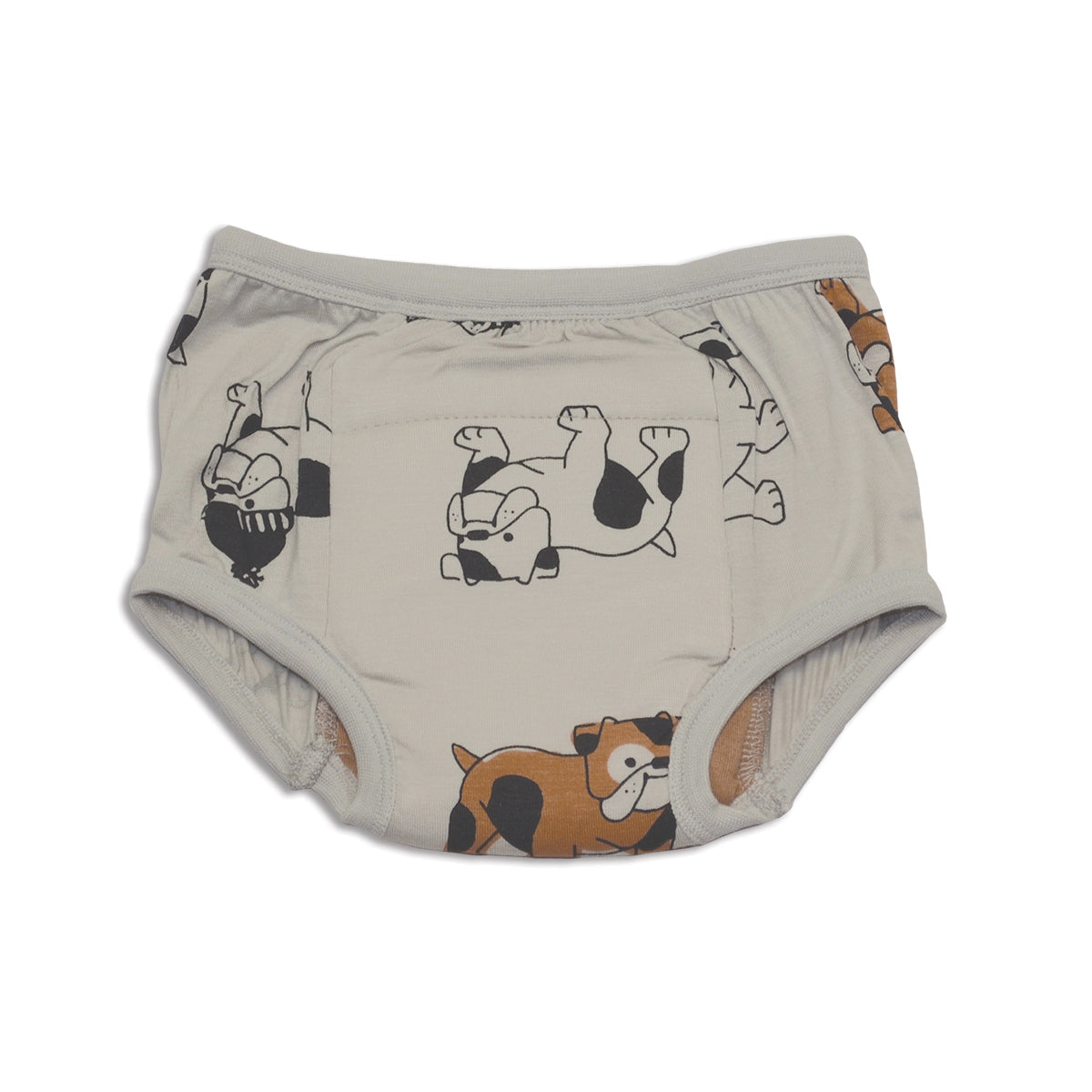 bamboo training pants cozy bulldog print