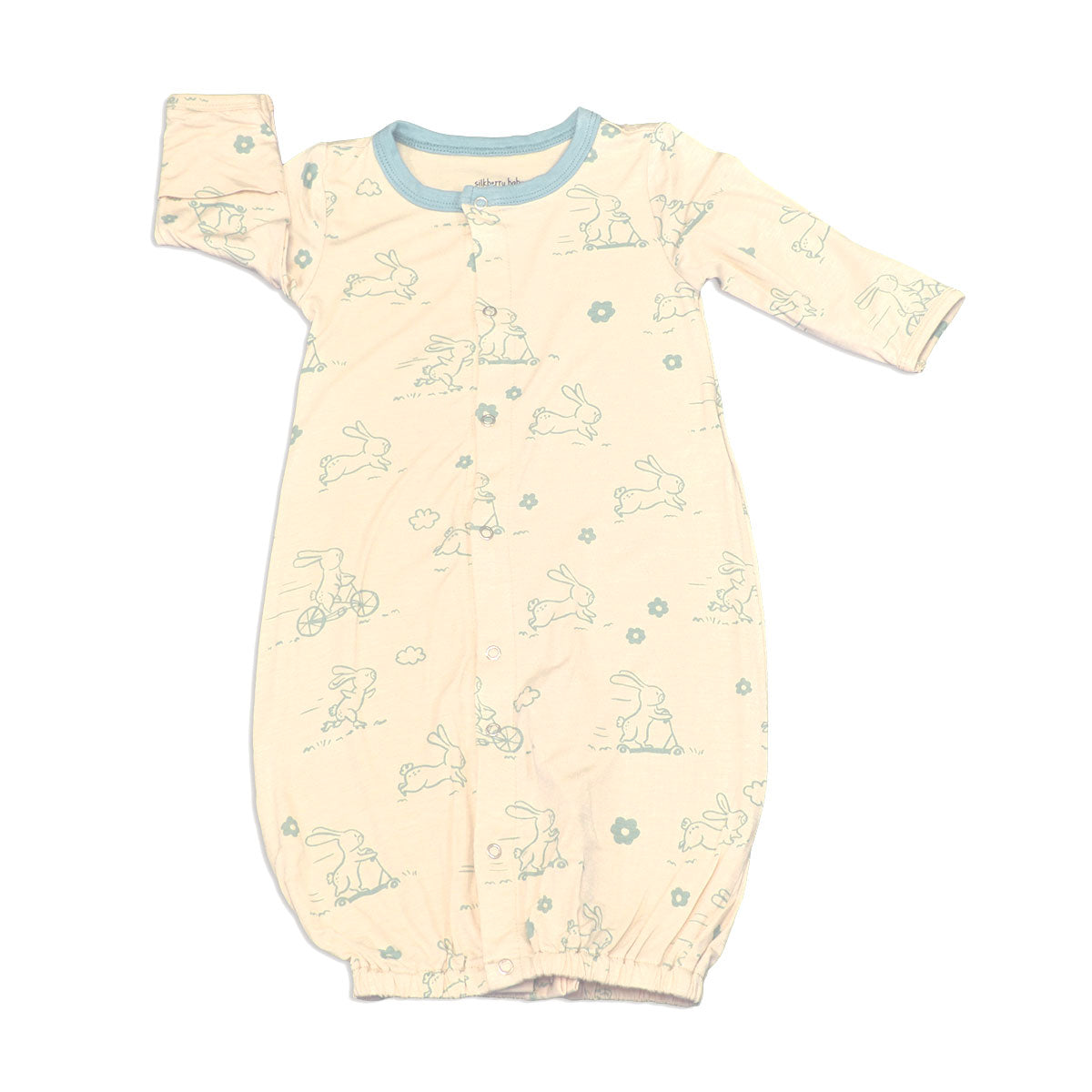 bamboo converter gown go go bunny print