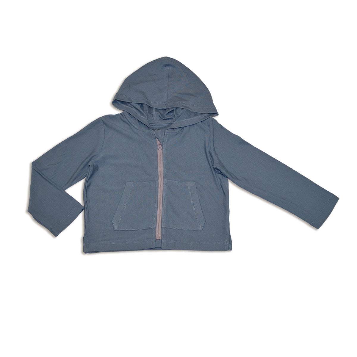 bamboo terry zip hoodie flint