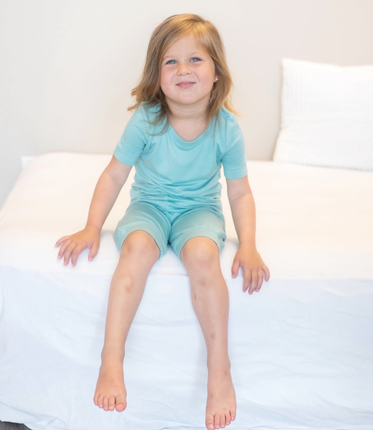 bamboo short sleeve top & short PJ set lustre
