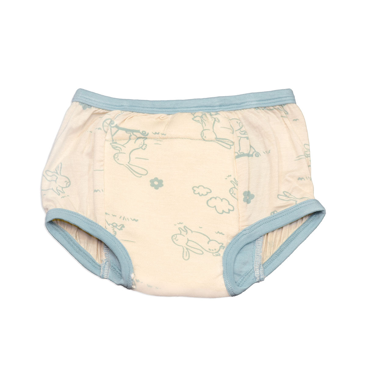 bamboo training pants bunny print