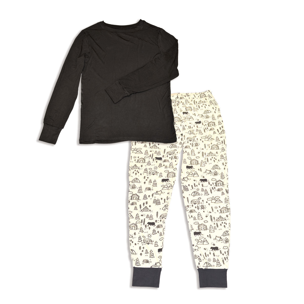 women long sleeve pajama set