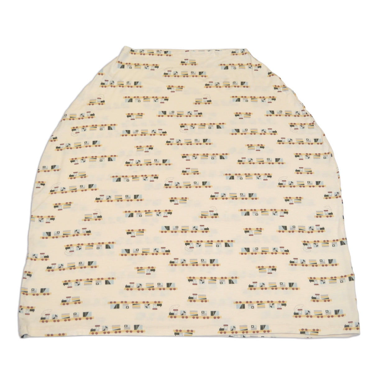 bamboo baby cover & nursing poncho all aboard print