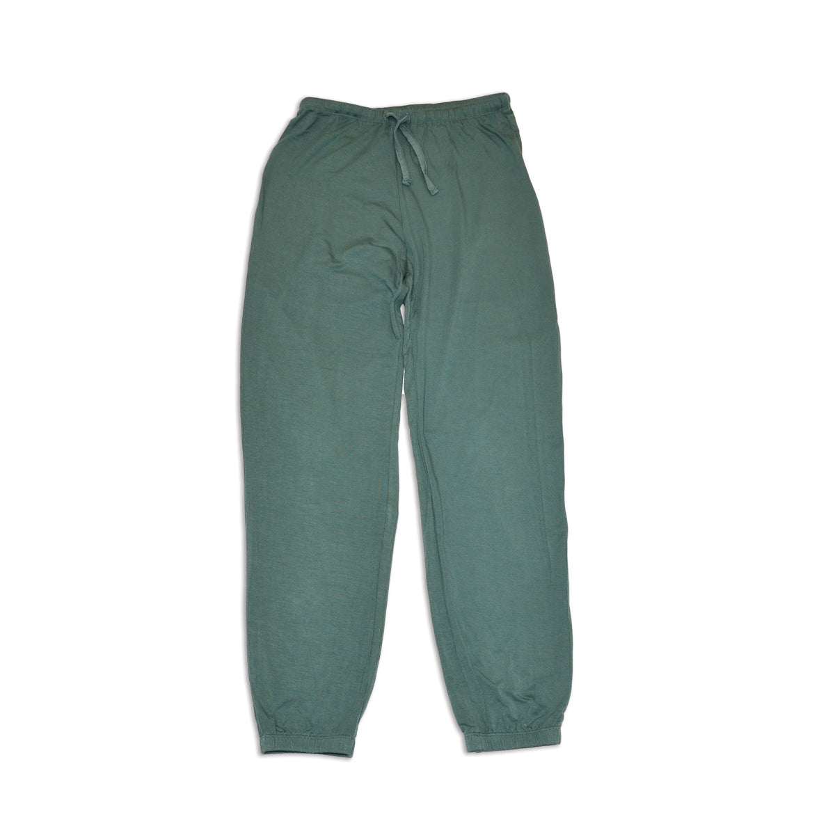 bamboo fleece sweatpants pine color