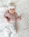 Bamboo L/S Onesie (Teatime Pink)