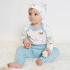 Bamboo Long Sleeve Onesie (Moose Woods Print)