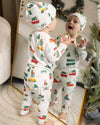 Bamboo Jogger Pants (Jolly Christmas Cars Print)