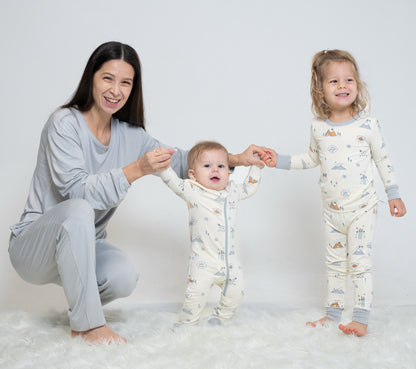 women's bamboo loungewear high rise color