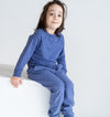 Bamboo Fleece Sweat Pants (Blueberry)