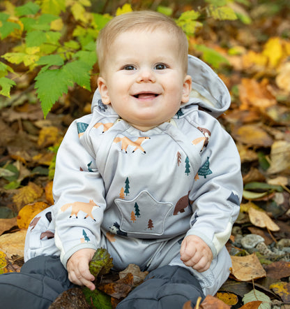 softshell outdoor coverall true north print