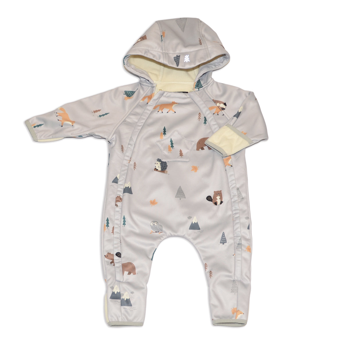 softshell outdoor coverall true north print