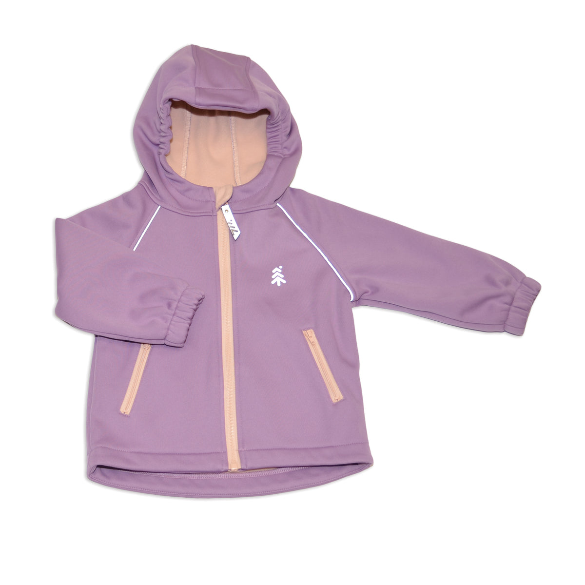 softshell water resistant jacket harvest plum color