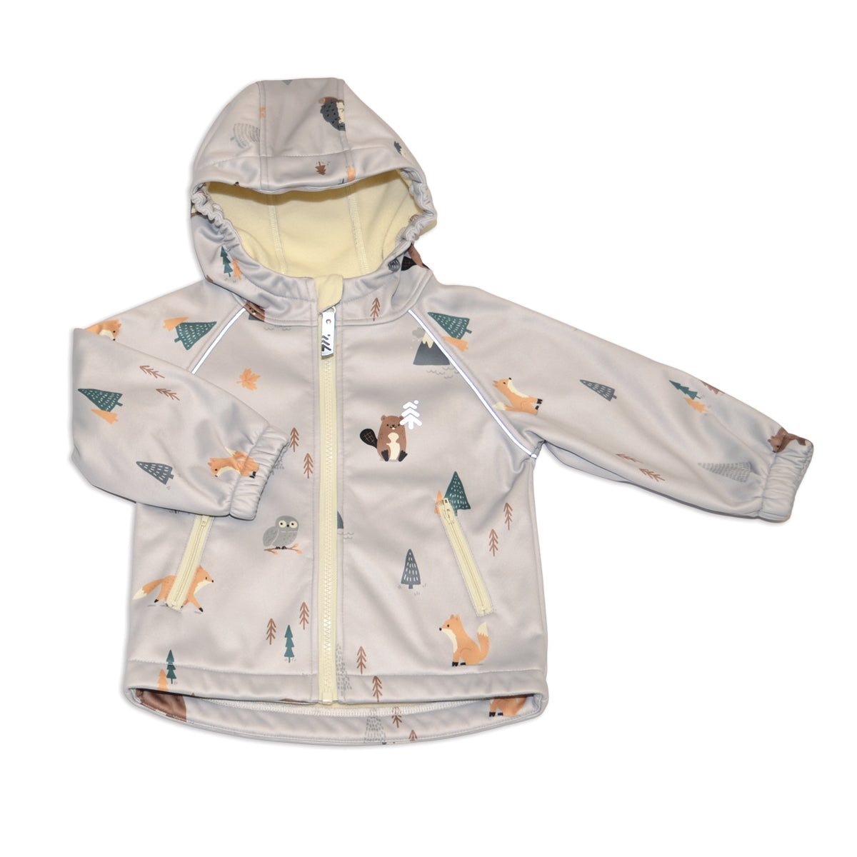 softshell water resistant jacket true north print