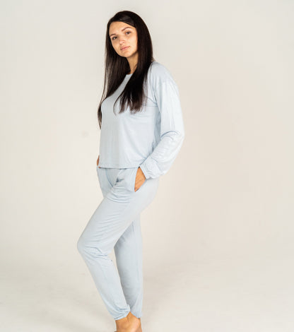 women bamboo loungewear set magic cloud