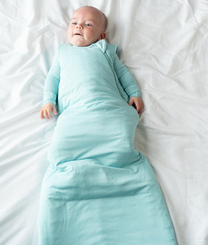bamboo sleep sack aqua