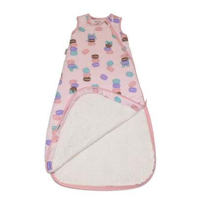 bamboo sleep sack 2.5 tog macaron party print