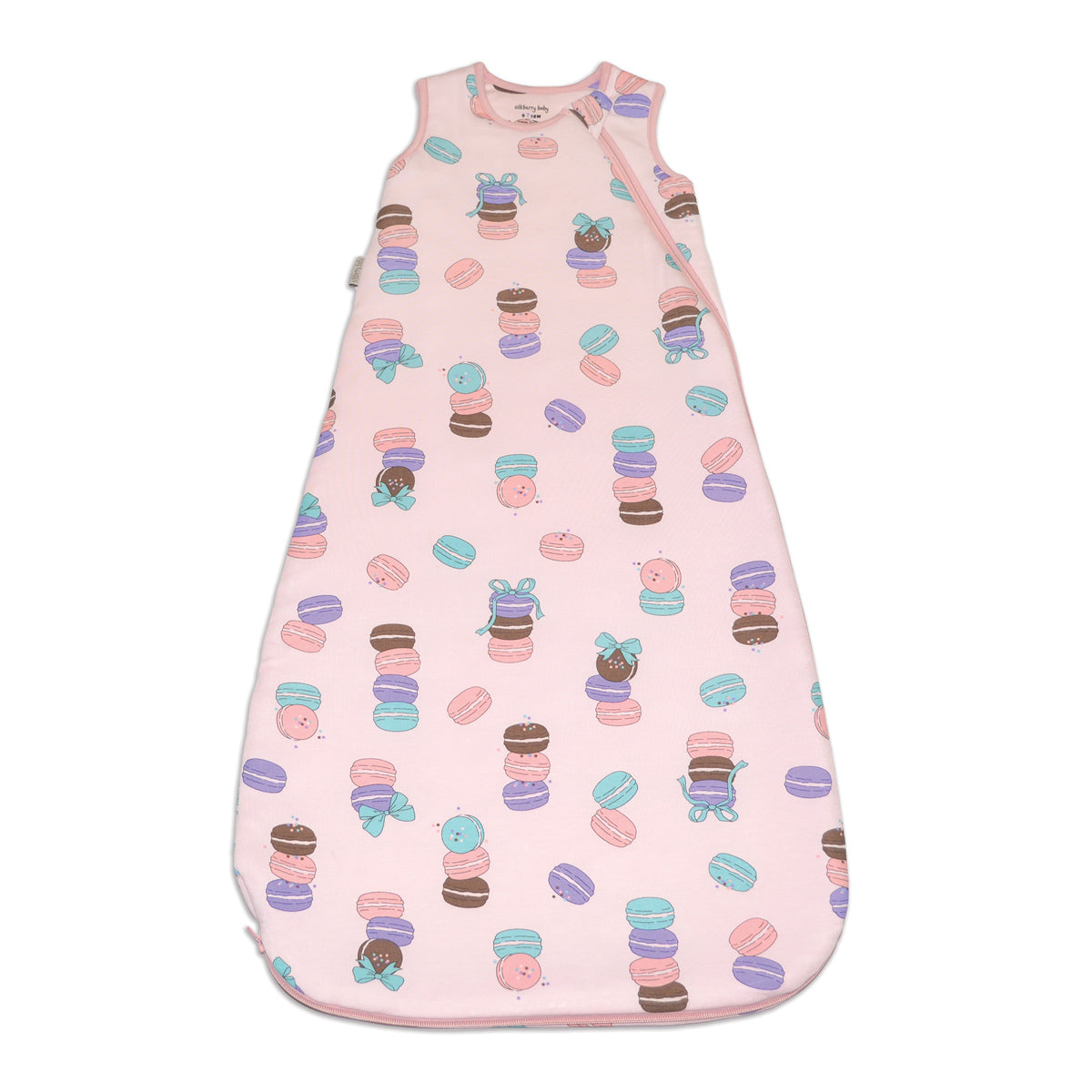 bamboo sleep sack 2.5 tog macaron party print