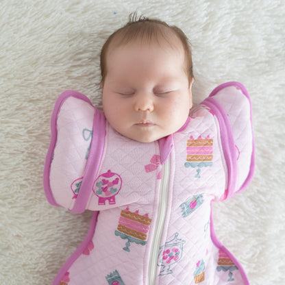 Bamboo Newborn Cocoon Sack 1 TOG (Sweet Shop Print)