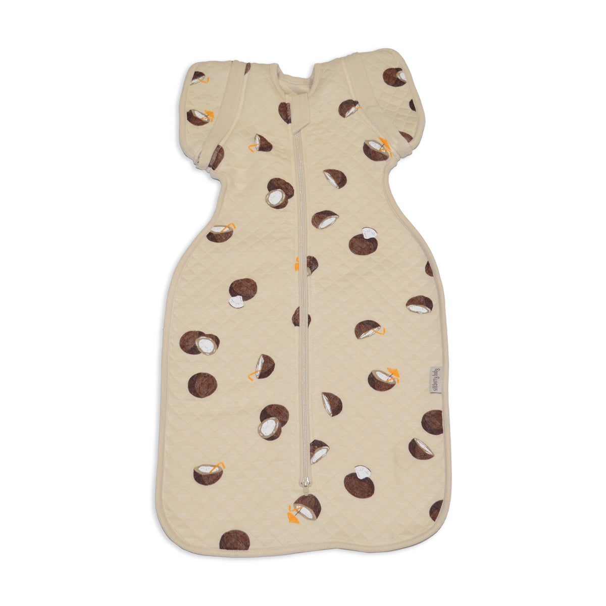 Bamboo Newborn Cocoon Sack 1 TOG (Coconut Print)