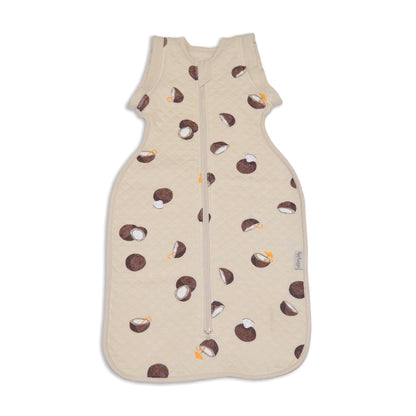 Bamboo Newborn Cocoon Sack 1 TOG (Coconut Print)