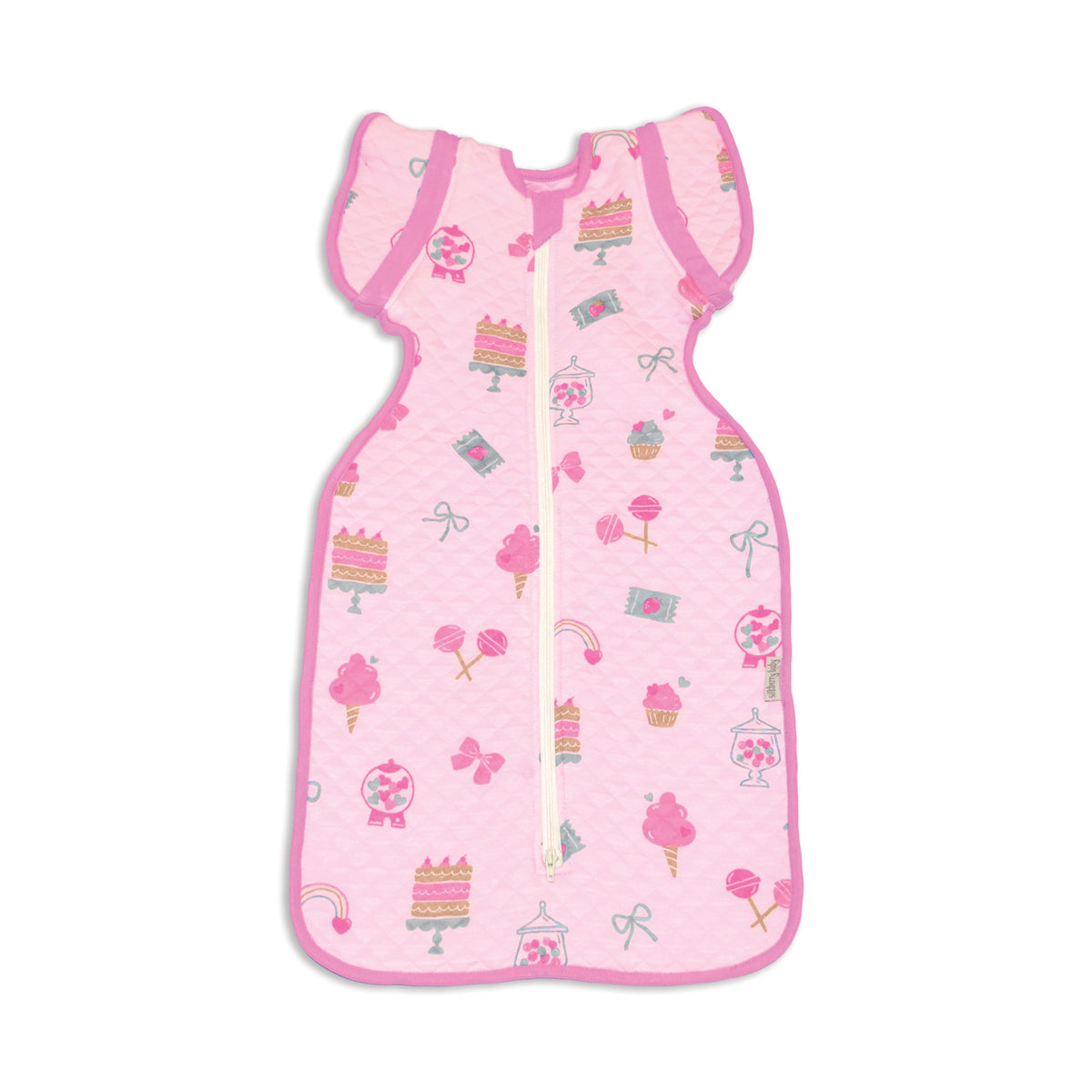 Bamboo Newborn Cocoon Sack 1 TOG (Sweet Shop Print)