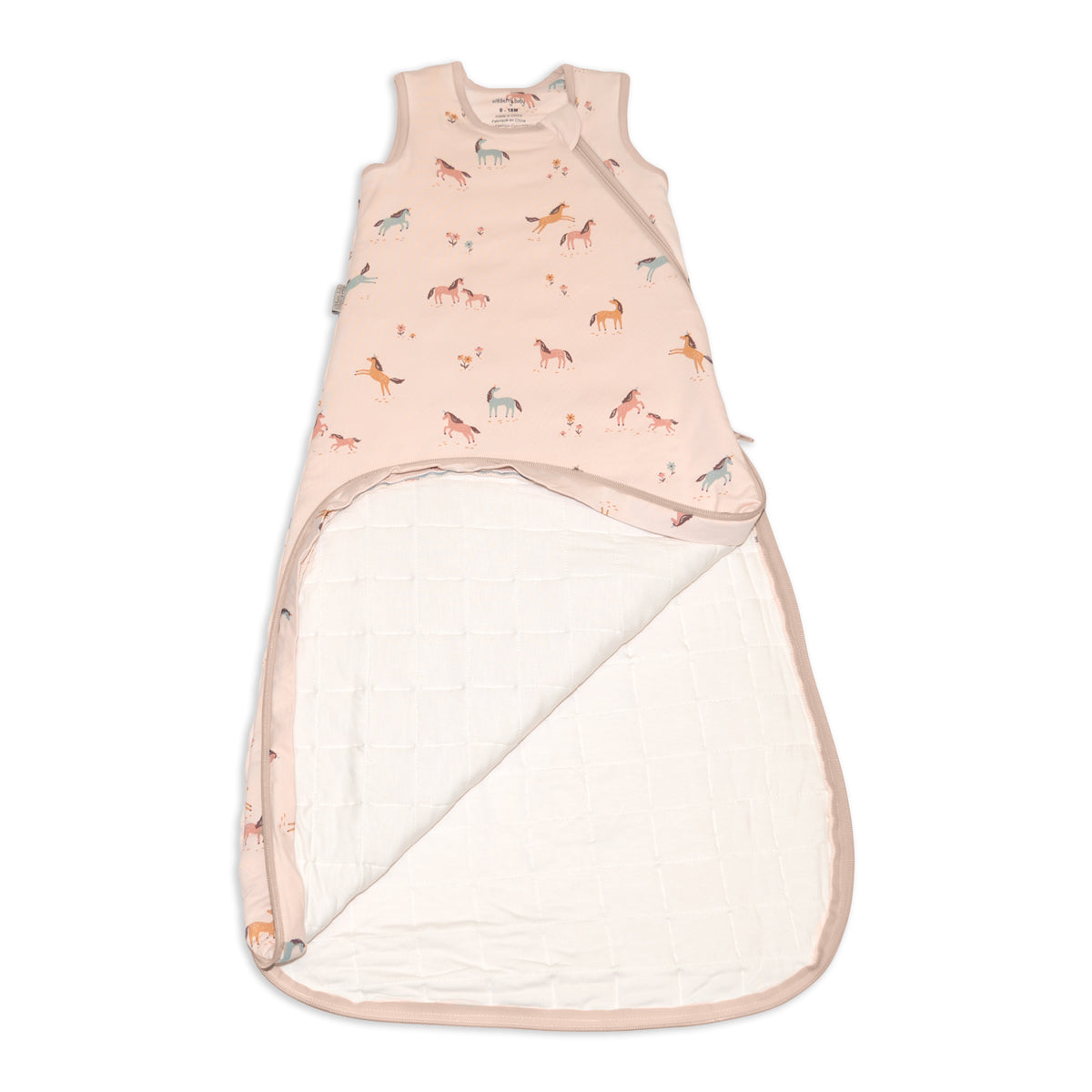 bamboo sleep sack 2.5 tog unicorn meadow print