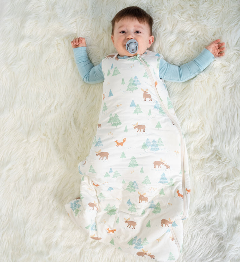 Bamboo Sleeping Sack 1.0 TOG (Moose Woods Print)