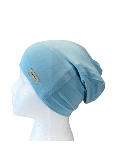 Bamboo Jersey Slouchy Beanie (Sky)