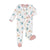 Bamboo Footies with Two Way Zipper (Deer Forest Print)