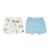 Bamboo Underwear Shorts 2 Pack(Moose Woods Print/Sky 2T)