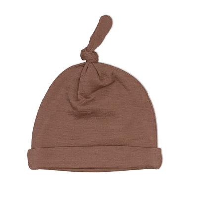 Bamboo Wool Knot Hat (Earthy)