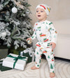 Bamboo Jogger Pants (Jolly Christmas Cars Print)