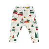 Bamboo Jogger Pants (Jolly Christmas Cars Print)