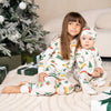 Bamoboo Long Sleeve Pajama Set (Jolly Christmas Cars Print)