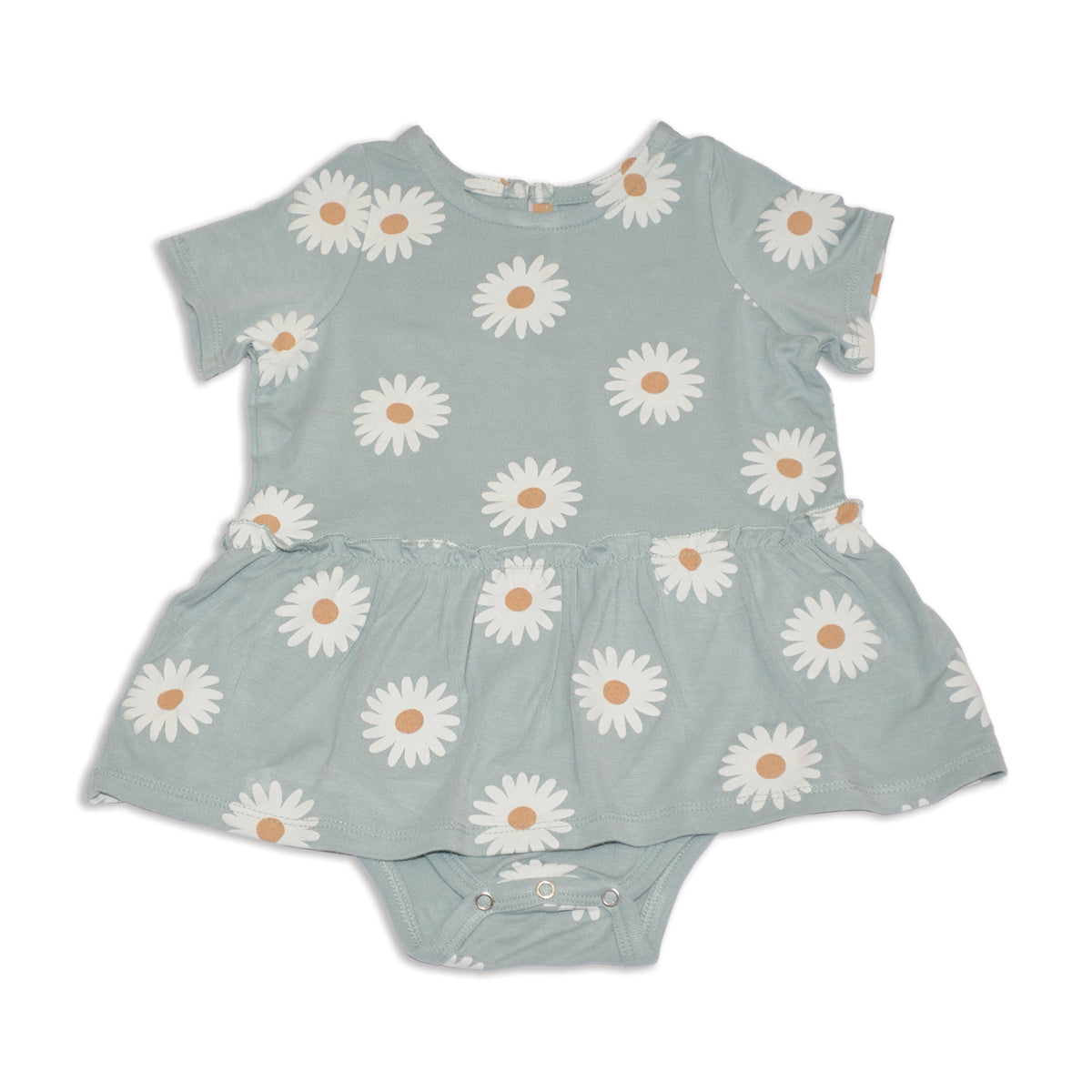 bamboo skirt bodysuit daisy print