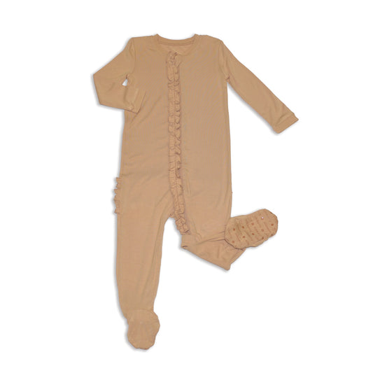 bamboo ruffle footies cookie